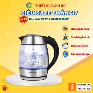 Ấm đun nước thủy tinh lock & lock electric kettle glass 1.8l