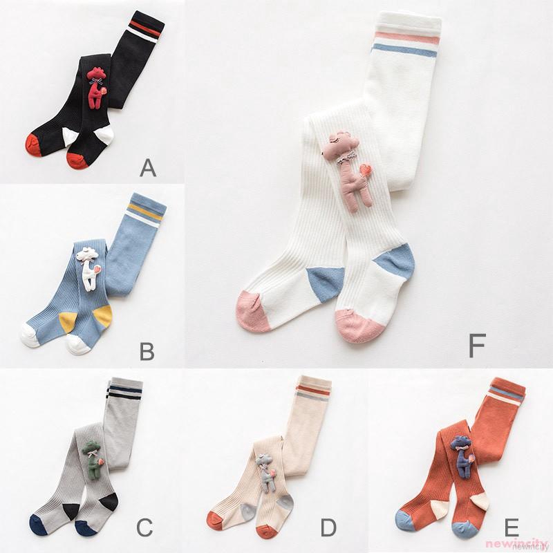 Quần tất ấm áp in họa tiết động vật phong cách thu đông độc đáo