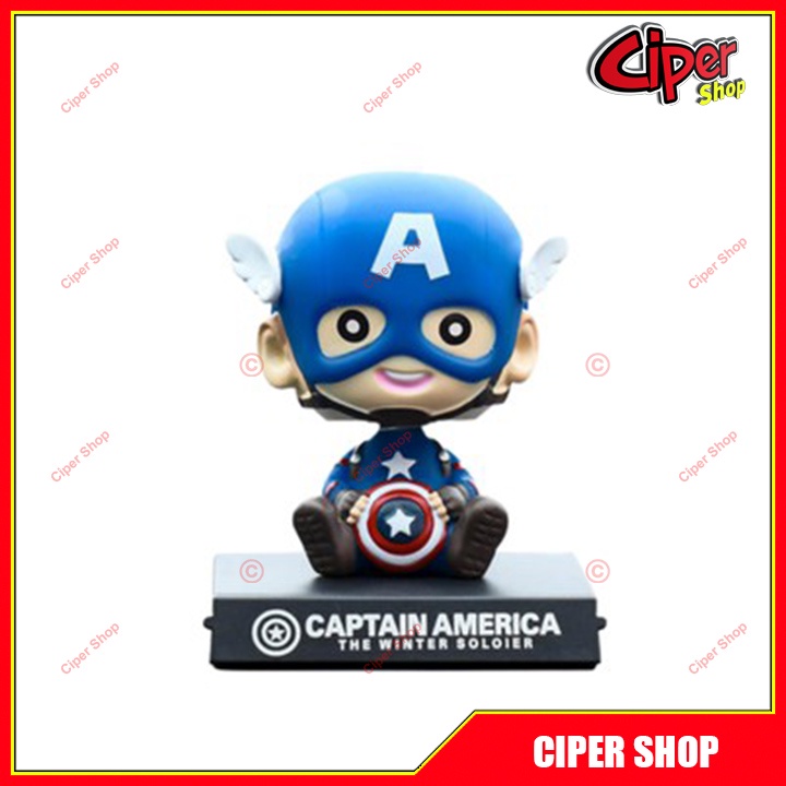 Mô hình Captain Lắc Đầu - Mô hình Avengers Lắc Đầu