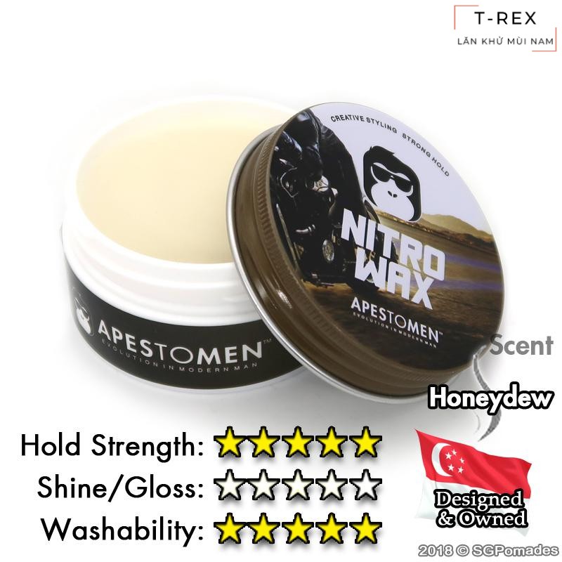 [Chính Hãng] Sáp Vuốt Tóc Apestomen Nitro Wax 80ML (Bản Nắp Nhôm 2020)