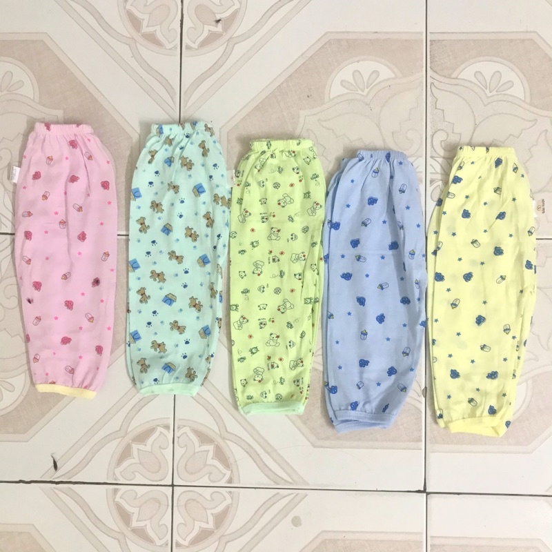 Bộ 5 quần sơ sinh cho bé trai, bé gái từ 0-2 tuổi vải COTTON mềm mại