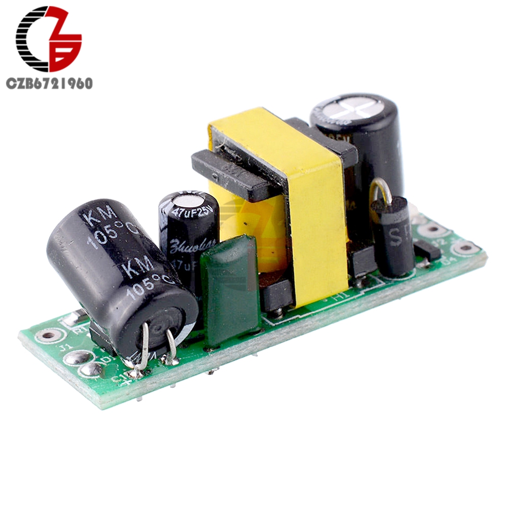 220V to 12V 400mA AC-DC Step Down Buck Converter Module Power Transformer Temperature Short Circuit Protection Power Supply