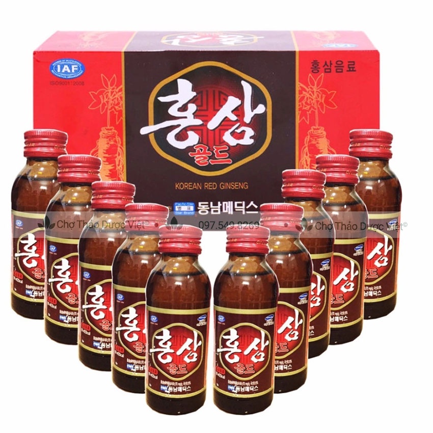 Nước giải khát vị hồng sâm hàn quốc  - Chợ Thảo Dược Việt