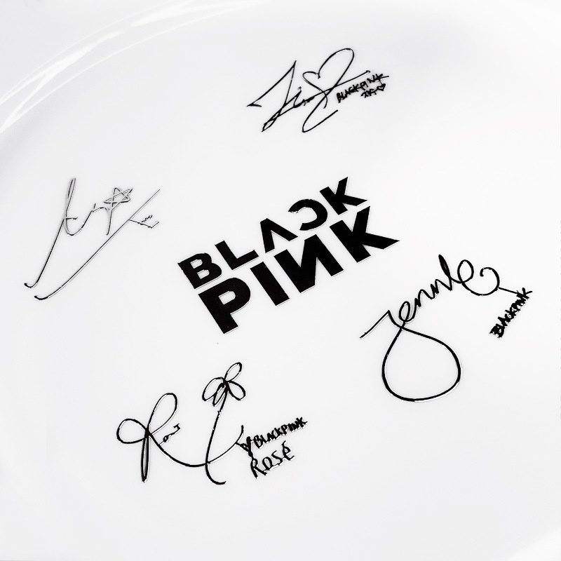 BLACKPINK Jennie rose Lisa Jisoo mobile phone Metallic signature sticker