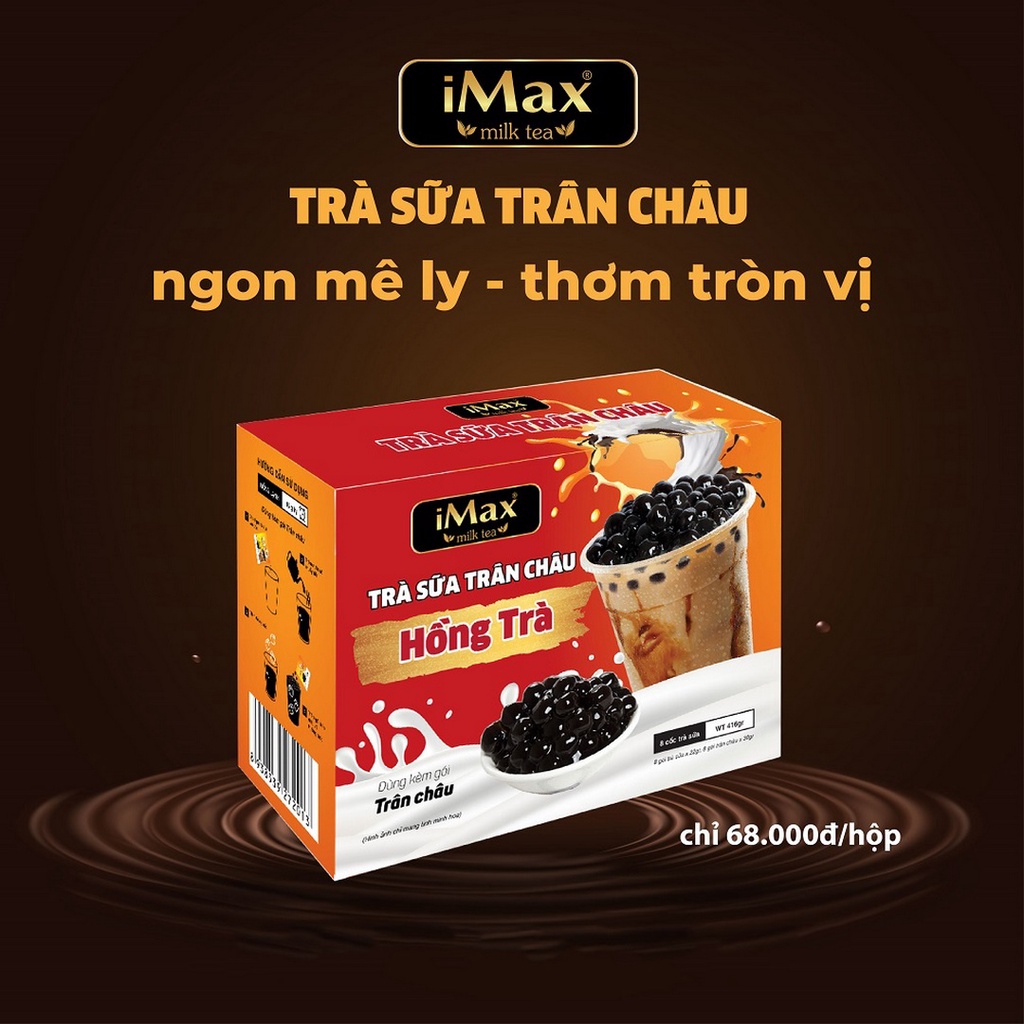 Trà Sữa Trân Châu Hoàng Gia HILLWAY - YOKI - WINGS - IMAX - ROYAL TEA Kèm Gói Trân Châu Bên Trong (Trà + Trân Châu)