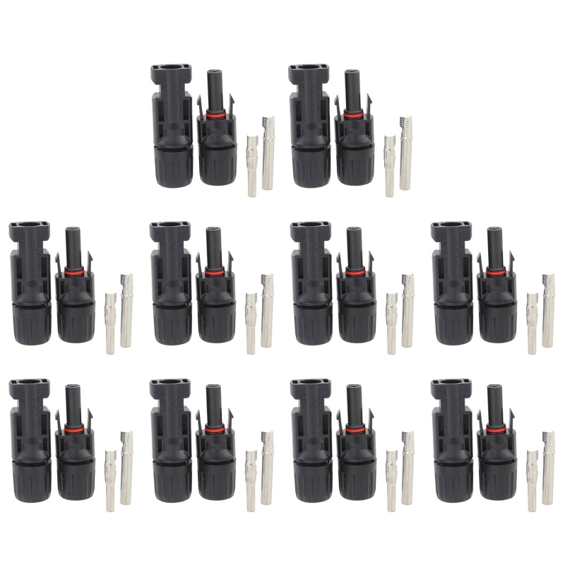 Set 10 Cặp Đầu Nối Nev Kèm 1 Cặp Cờ Lê Kết Nối Tấm Pin Năng Lượng Mặt Trời