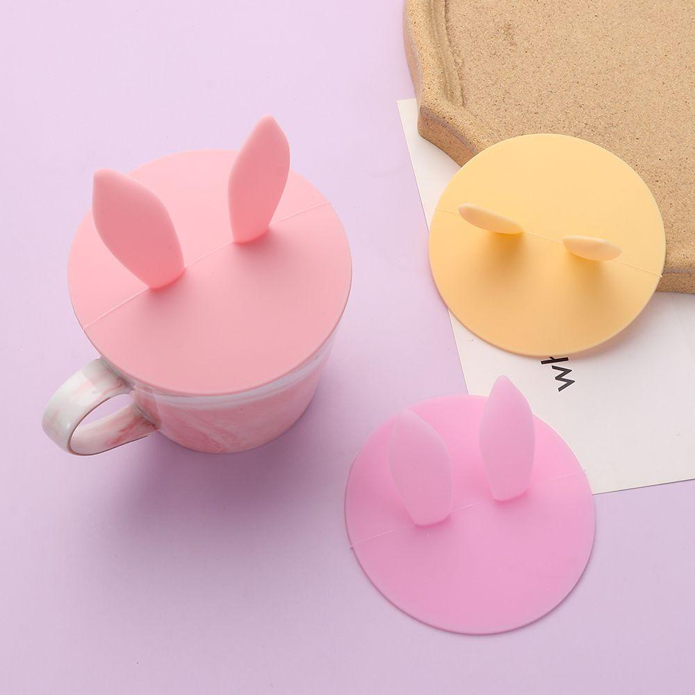 PISTA Silicone Cup Cover Cute Cap Tea Coffee Lids Dustproof