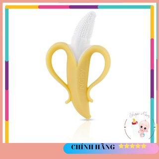 Ngậm nướu Nuby hình quả chuối. Gặm nướu cho bé chất liệu an toàn