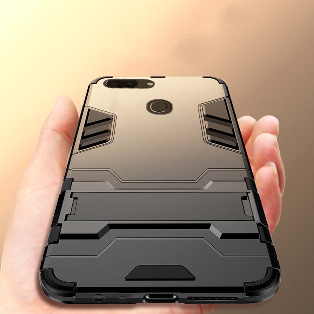 Ốp Điện Thoại Cứng Chống Sốc Có Giá Đỡ Cho Oppo F11 F9 F17 F19 Pro F7 F5 F1S F15 F3Plus F1Plus