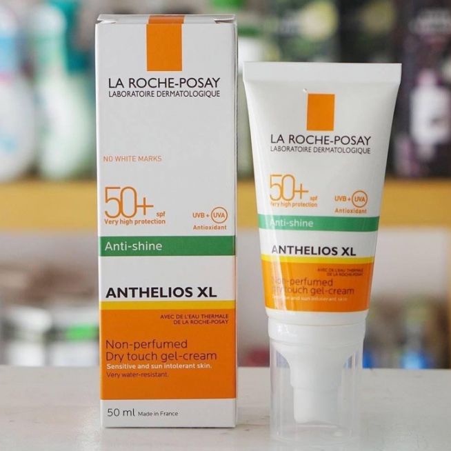 Kem Chống Nắng Laroche Posay Anthelios XL Anti Shine vạch xanh 50 ml