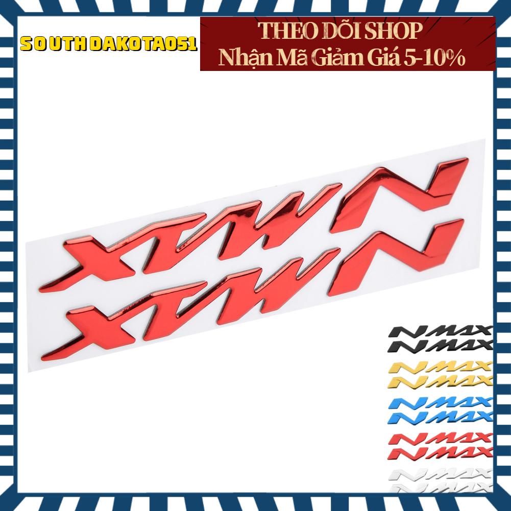 Southdakota051 Cặp Dán Biểu Tượng Xe Máy 3 Đề Can Kích Thước cho Yamaha NMAX155 125