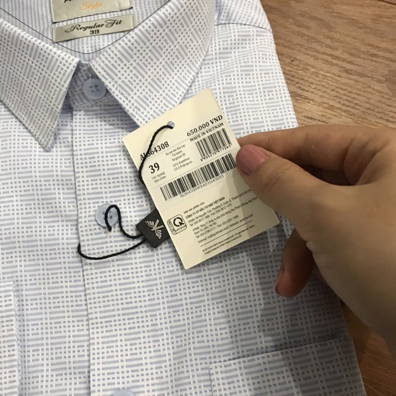 Áo sơ mi nam ARISTINO dài tay sợi tre-reguler-als64308 | BigBuy360 - bigbuy360.vn