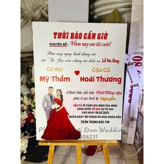 Bảng tên đám cưới để cổng