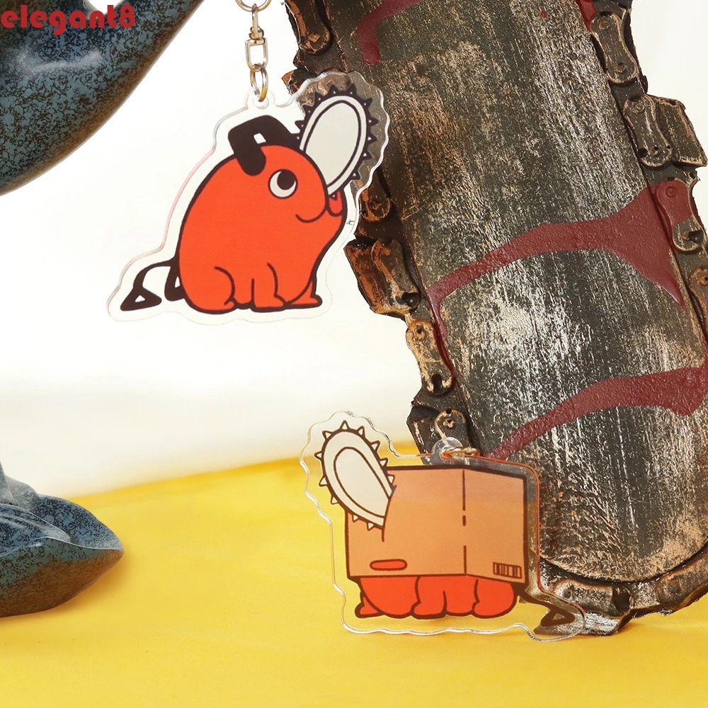 Móc Khóa Hai Mặt In Hình Manga Chainsaw Man Thanh Lịch