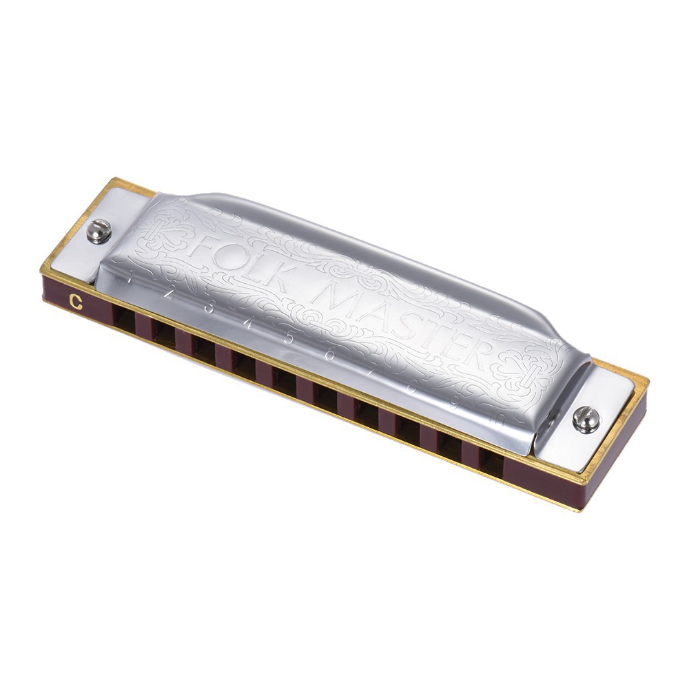 Kèn Harmonica 10 Lỗ Dành Cho Người Mới Tập Chơi Suzuki 1072-c Classicmaster Standard 10- Tone