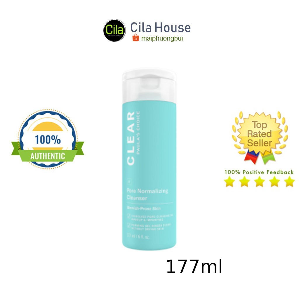 Sữa rửa mặt cho da dầu mụn Paula's Choice Clear Pore Normalizing Cleanser 6002 - Cila House