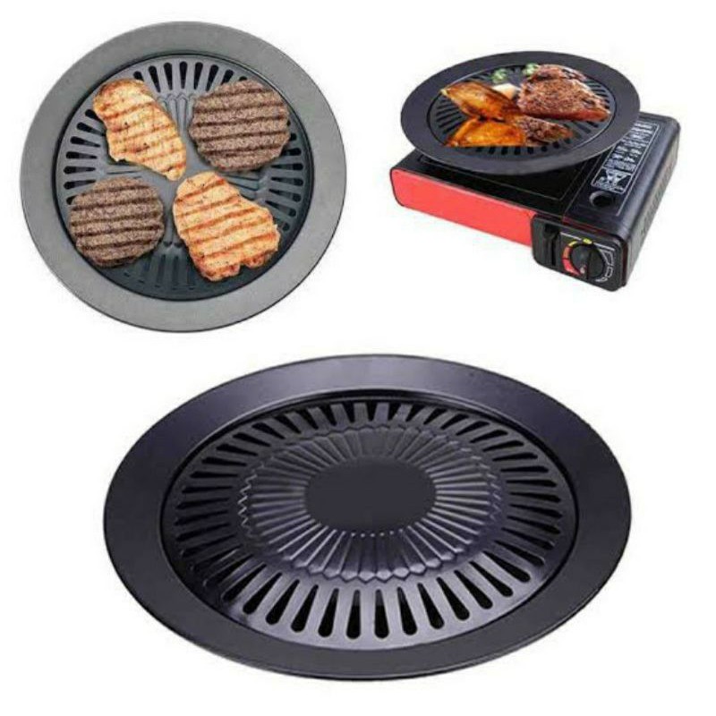 Lò Nướng Bbq Không Khói 32cm Phong Cách Hàn Quốc