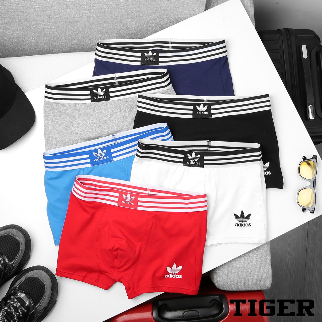 Quần lót nam thun lạnh quần sịp đùi nam boxer cotton cao cấp cạp cao ADS 01