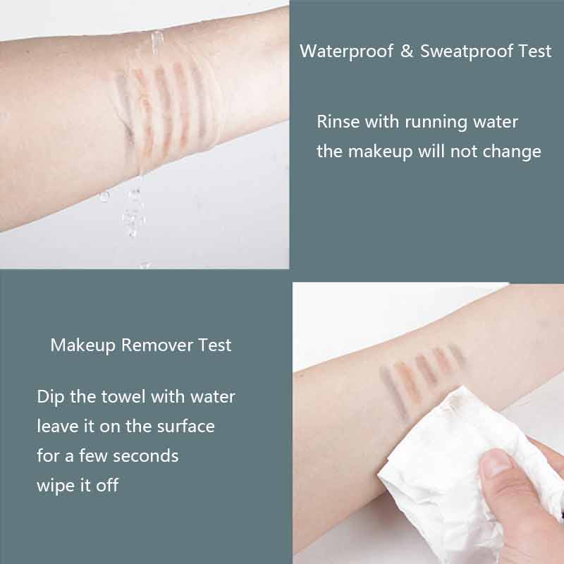 Bút chì kẻ lông mày dạng xé không thấm nước và mồ hôi tiện dụng