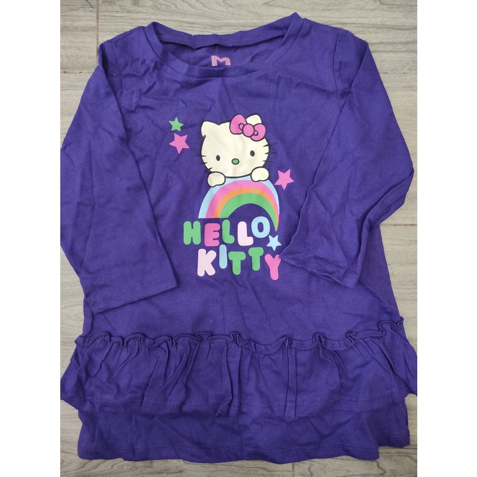 Áo dài tay bé gái form bèo dài cho bé từ 6 đến 18 kg