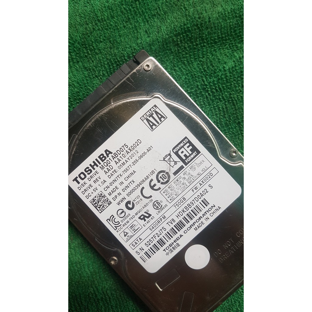 Ổ cứng laptop 750G 2.5 SATA { Bảo hành 1 tháng } | BigBuy360 - bigbuy360.vn