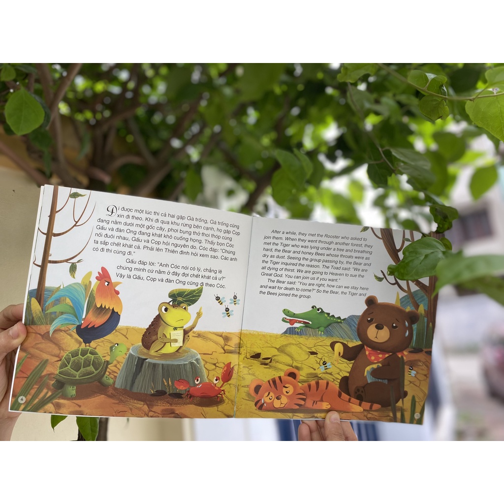 Sách - Bộ 5 Cuốn - Truyện cổ tích Việt Nam - Song ngữ Việt - Anh