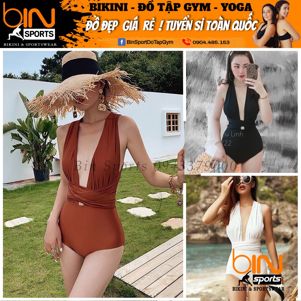 Bộ Bơi Nữ 1 Mảnh Nhiều Màu Freesize BHV060