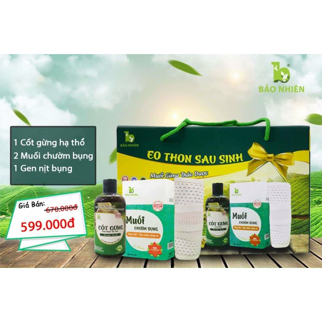 BỘ EO THON SAU SINH ( EO THON - DÁNG ĐẸP - DA SĂN CHẮC )