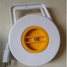 Ổ cắm điện tròn 3 lỗ - 5m dây, Ổ điện kéo dài công suất 1200w + đèn led báo hiệu