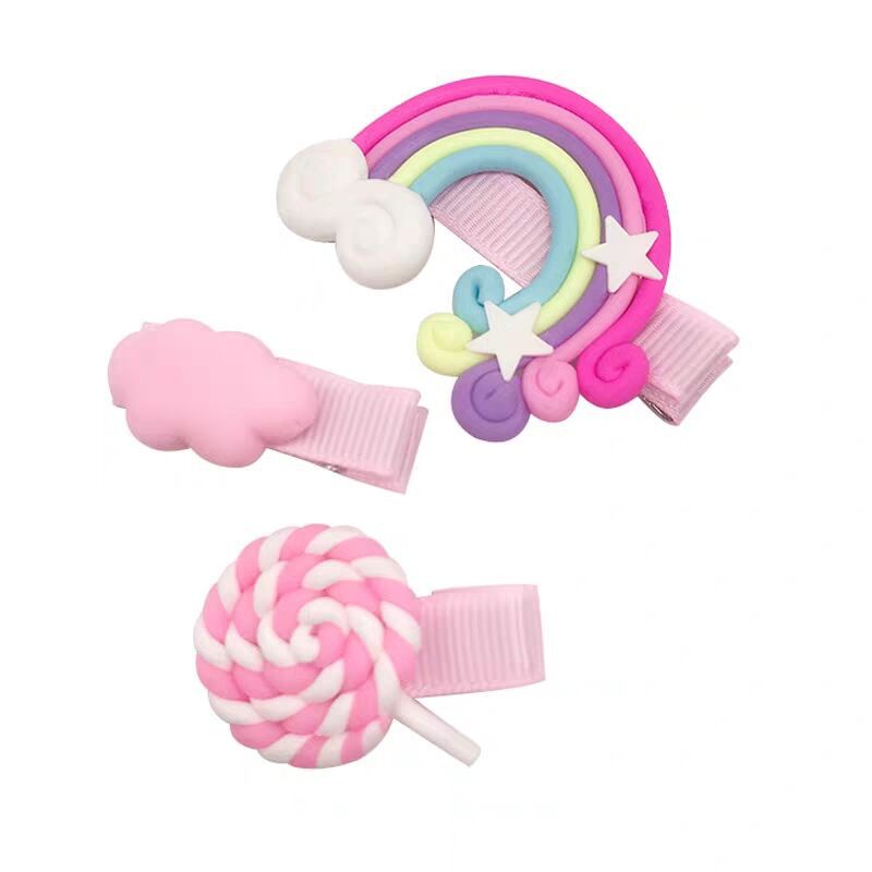 Kẹp Tóc Hình Kẹo Mút Dễ Thương Cho Nữ