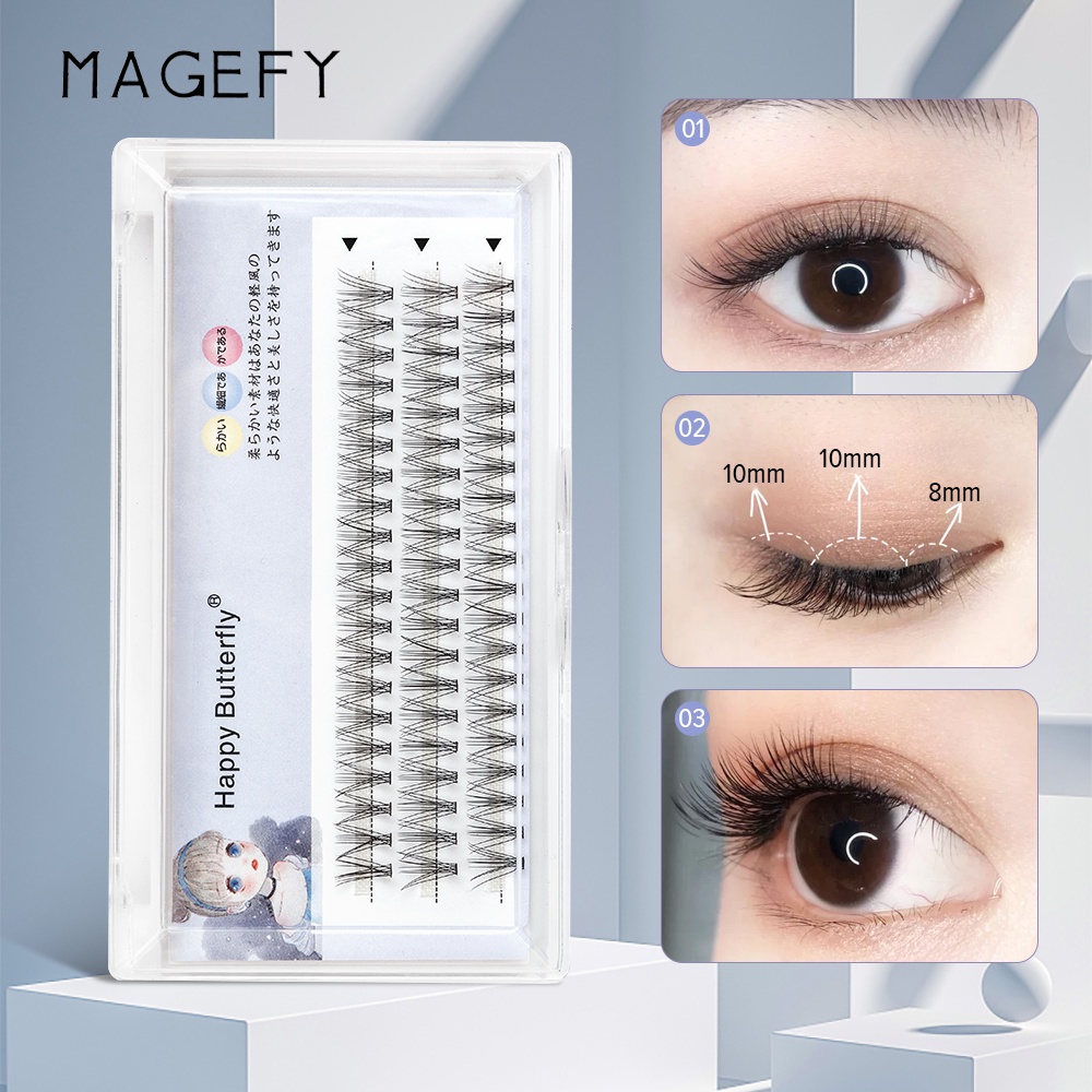 Hộp lông mi giả MAGEFY chuyên dụng 10mm