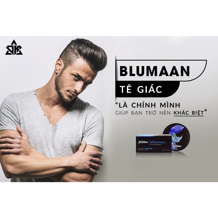 Sáp Vuốt Tóc Nam Bluman Bản Tê Giác Original 74gr ( Có Hộp )