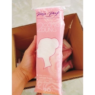 Bông tẩy trang pop - puf 90 miếng