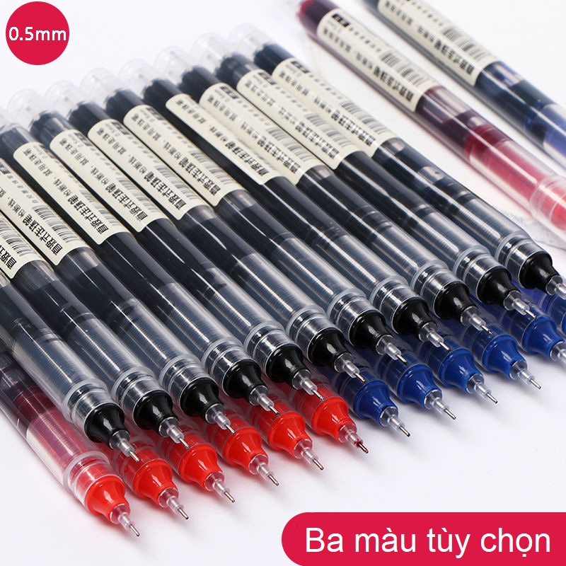 Bút bi mực nước ngòi 0.5mm, Bút gel ngòi 0.5mm lâu hết mực tiện dụng