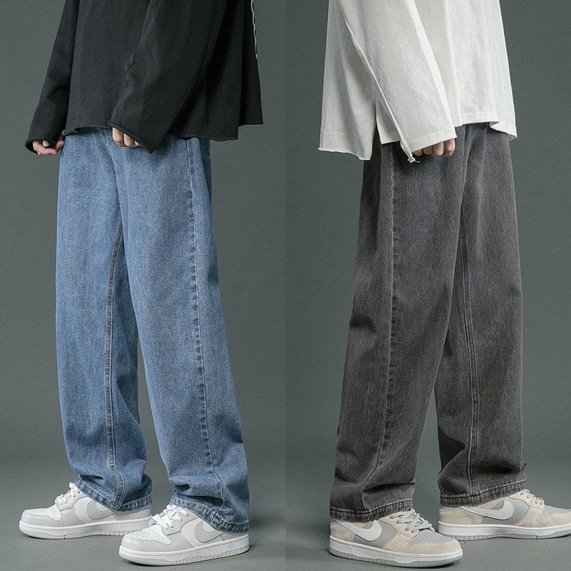 Quần Jeans  Baggy Nam ống suông rộng Hottrend 2022