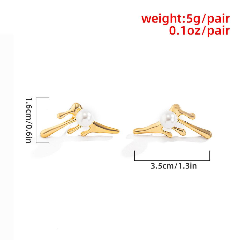 Bông Tai Kim Loại Thiết Kế Độc Đáo Phong Cách Đường Phố