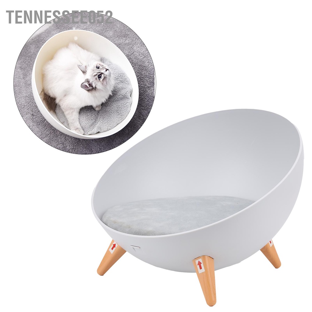 [Hàng Sẵn] Giường mèo hình bán cầu Mở kèm nệm nằm Ghế nằm cho chó mèo cao cấp【Tennessee052】