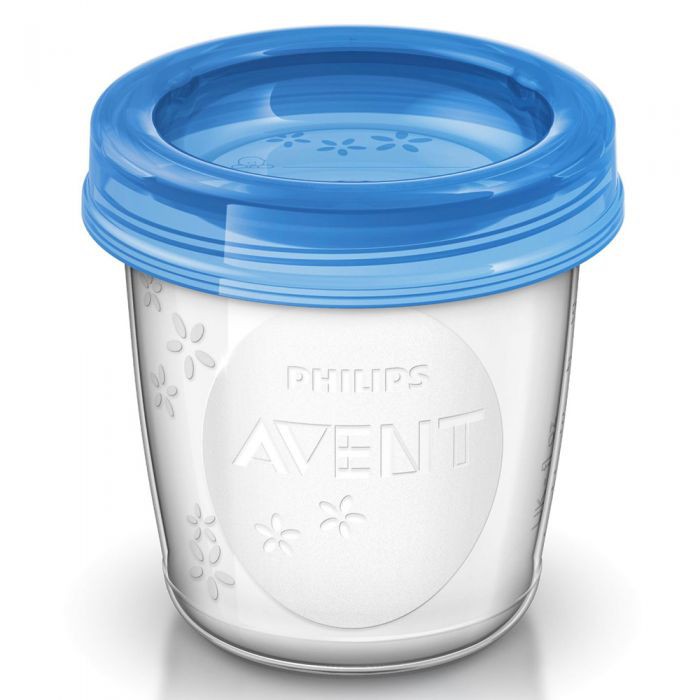 Cốc trữ sữa và cổ nối Avent (tách lẻ)