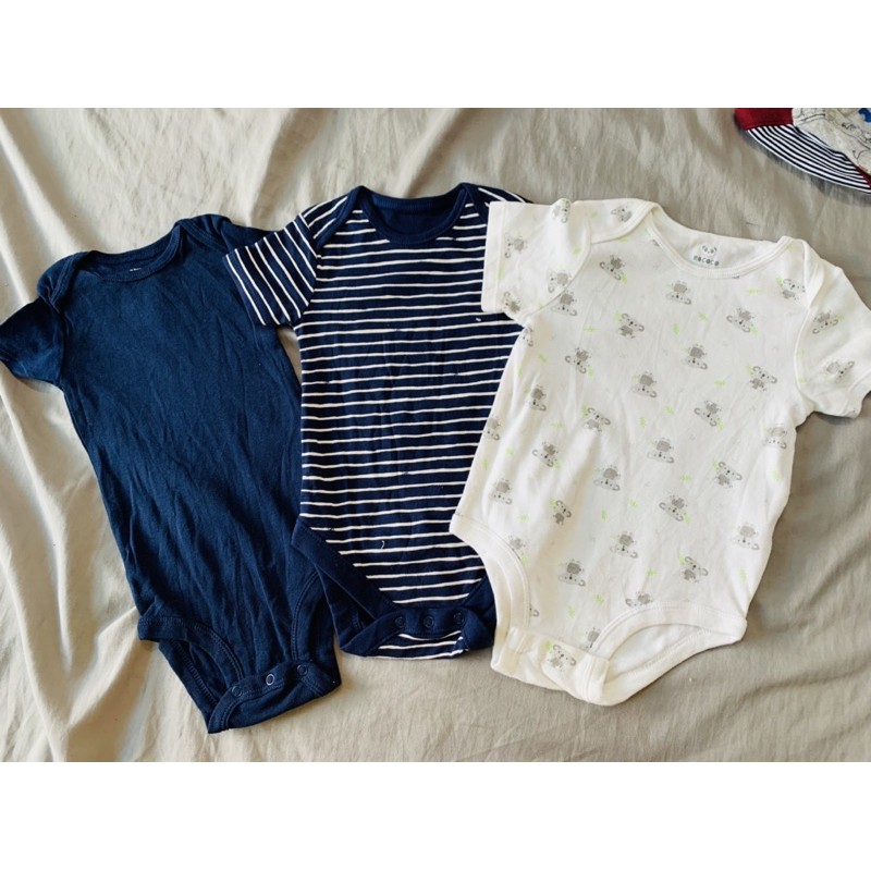 Bộ body bé trai các hãng Prinmark, GEO, ZARA, Carter’s,... 9-12m (chat chọn mẫu)