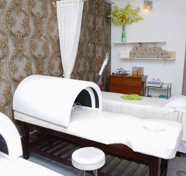 Lồng hấp trắng giảm béo  dùng trong spa thẫm mỹ viện