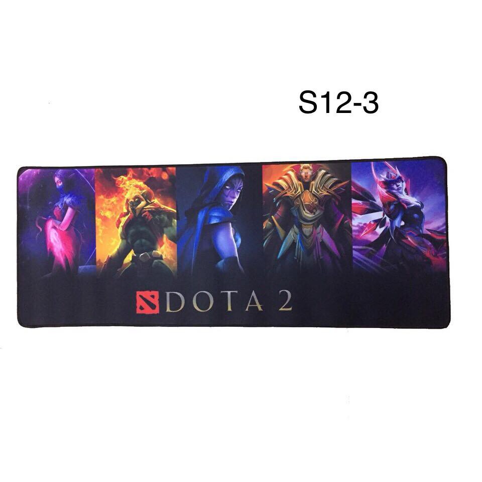 Tấm lót chuột mousepad dài chữ nhật S12 siêu lớn màu ngẫu nhiên (30 x 80 x 3mm)