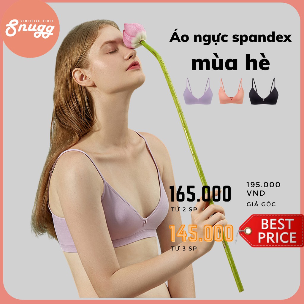 Bralette mùa hè, áo ngực bầu spandex cho các mẹ sợ nóng - siêu mảnh snugg