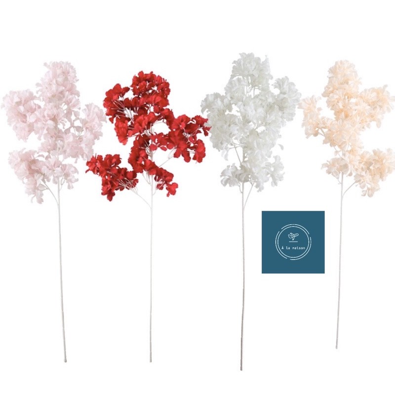 Hoa giả - cành hoa giấy nam mỹ nhập khẩu 100cm tán rộng decor phong cách độc đáo sinh động