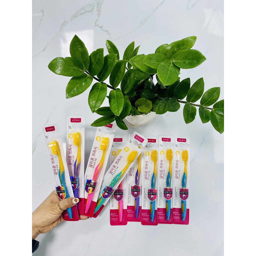 Bàn chải đánh răng ION Hàn Quốc  sợi siêu mềm, thuôn nhỏ dễ dàng làm sạch bên trong kẽ răng 88268