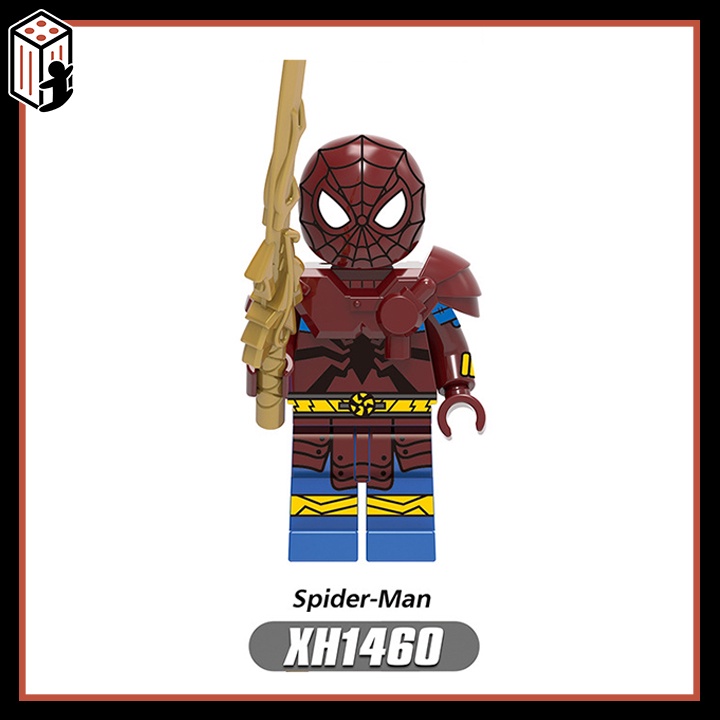 Lắp ráp Mô hình Spider Man No Way Home Đồ chơi Siêu anh hùng Người Nhện Spider thor Spider tron Spider punk Marvel X0281