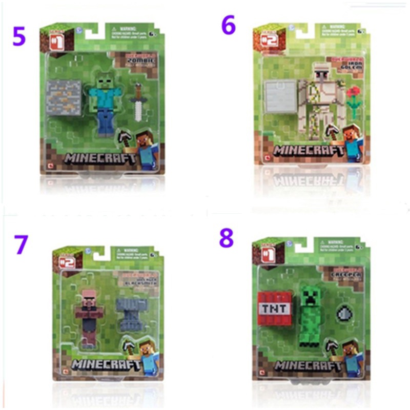 Mô Hình Đồ Chơi Nhân Vật Steve Iron Golem Derma Trong Minecraft DIY