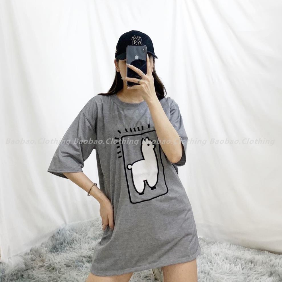 Áo Thun Nữ Thêu Cừu Dolly - LIP.Sh0p - Áo phông nữ chất thun cotton thoáng mát co giãn 4c dễ thương cá tính