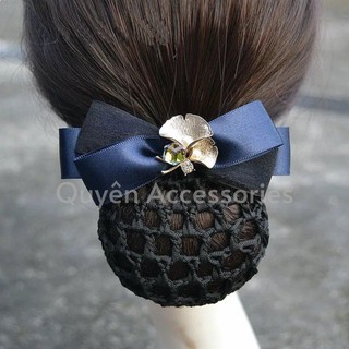 Kẹp búi nơ đính vỏ sò