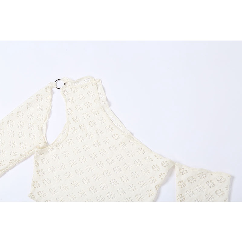 Set Áo Tay Dài Phối Ren Hoa + Áo Sát Nách Thiết Kế Hợp Thời Trang Cho Nữ