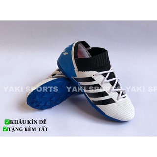 Giày Đá Bóng Trẻ Em MESSI 2019-Khâu Kín Đế-Tặng Tất